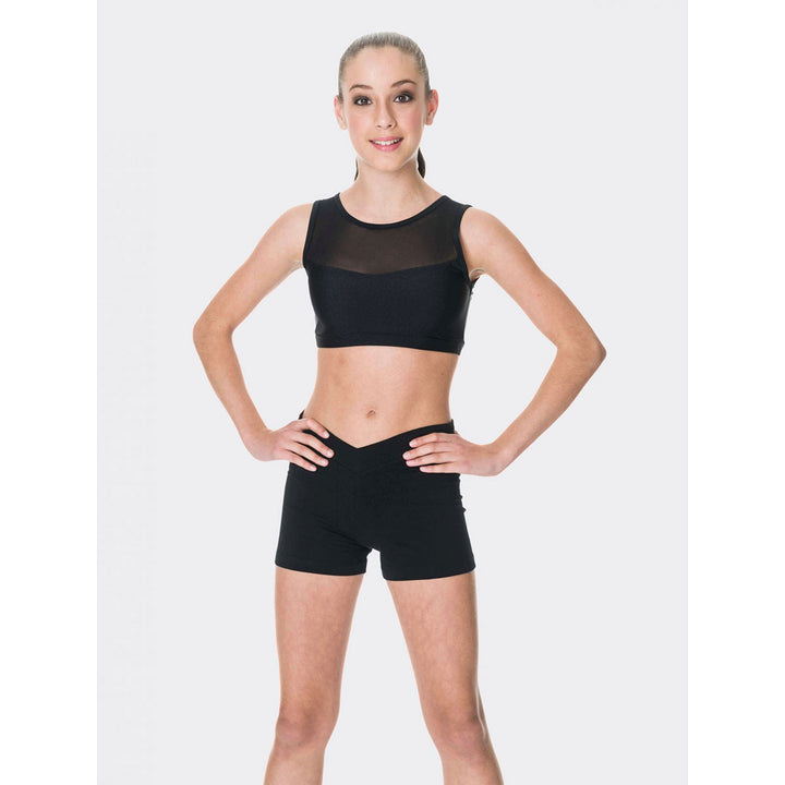 Studio 7 Dancewear Womens Mesh Performance Crop Top