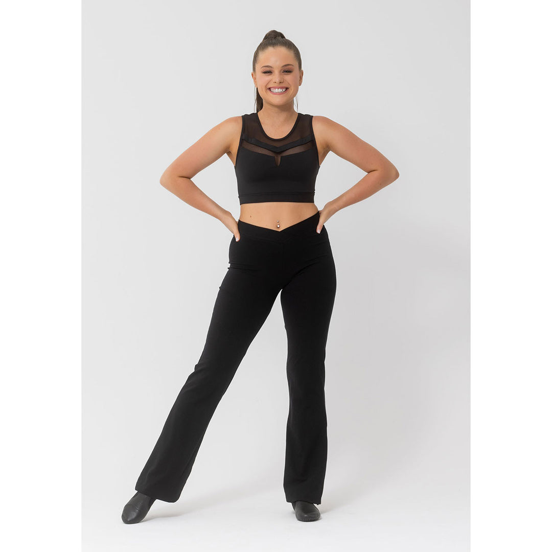 Studio 7 Dancewear Molly Mesh Detailed Crop Top Adult Sizes