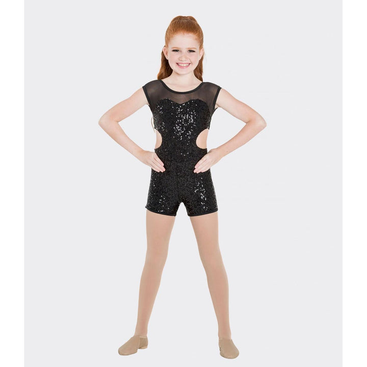 Studio 7 Dancewear Sequin Biketard Unitard Children Sizes