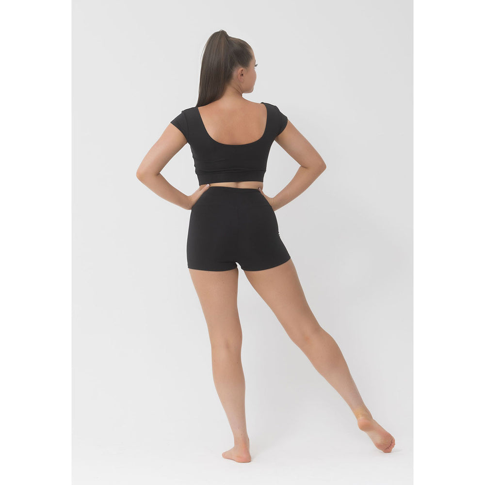 Studio 7 Dancewear Bobby Cap Sleeve Crop Top Adult Sizes