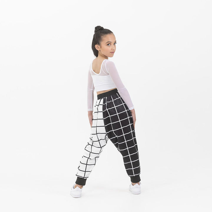 Studio 7 Dancewear Geo Print Harem Hiphop Pants  Adult Sizes