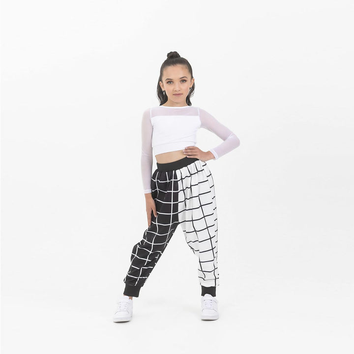 Studio 7 Dancewear Geo Print Harem Hiphop Pants  Adult Sizes