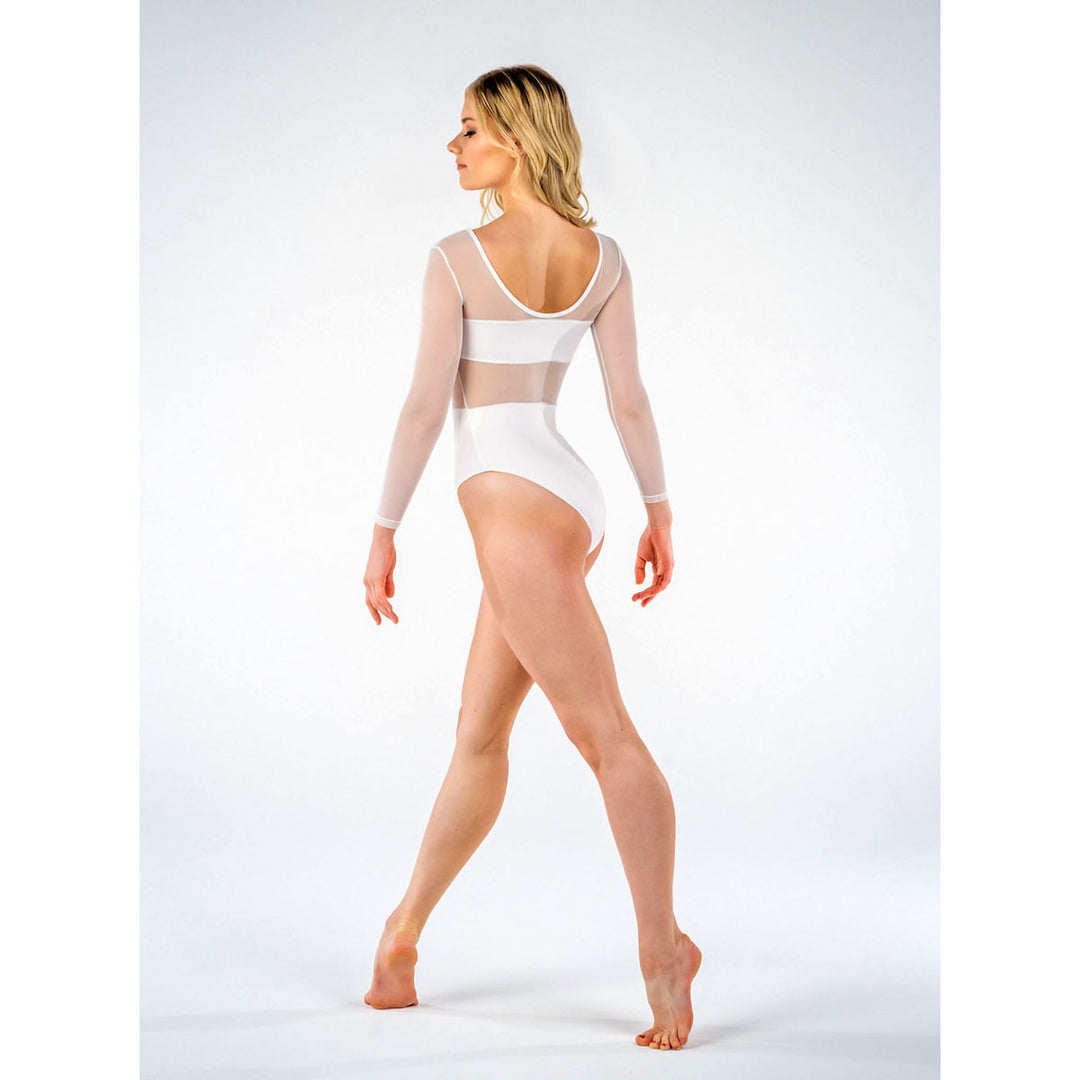 Studio 7 Dancewear Womens Cleo Long Sleeve Mesh Leotard