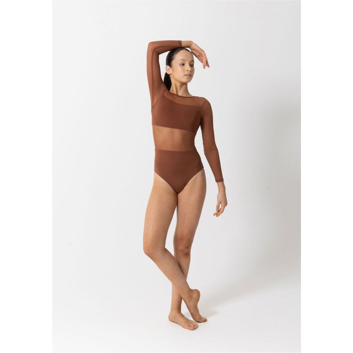 Studio 7 Dancewear Womens Cleo Long Sleeve Mesh Leotard