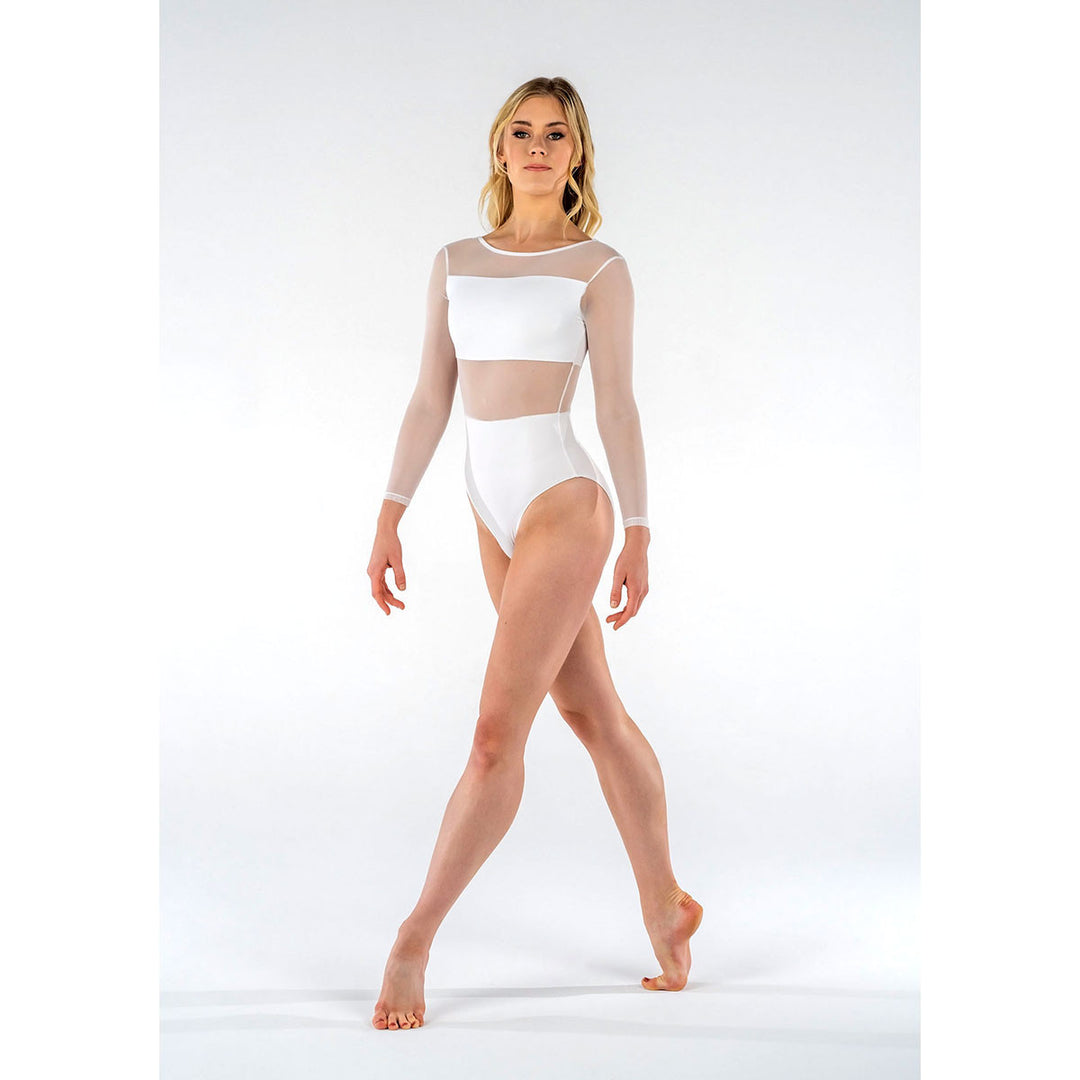 Studio 7 Dancewear Girls Cleo Long Sleeve Mesh Leotard