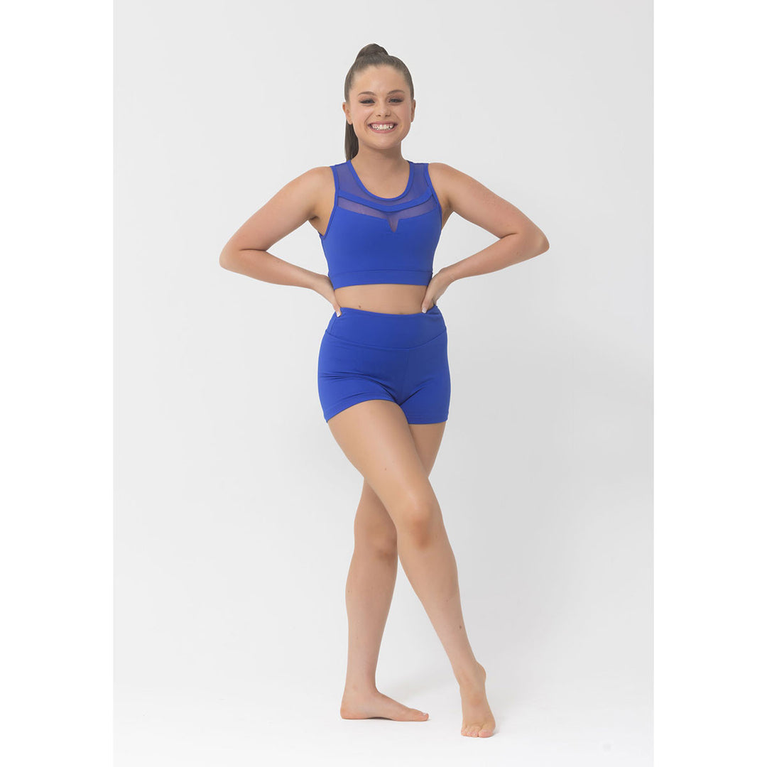 Studio 7 Dancewear Molly Mesh Detailed Crop Top Adult Sizes