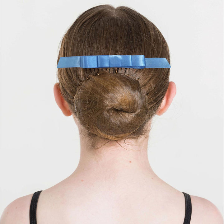 Studio 7 Dancewear Satin Hair Bows Built-In Plastic Comb