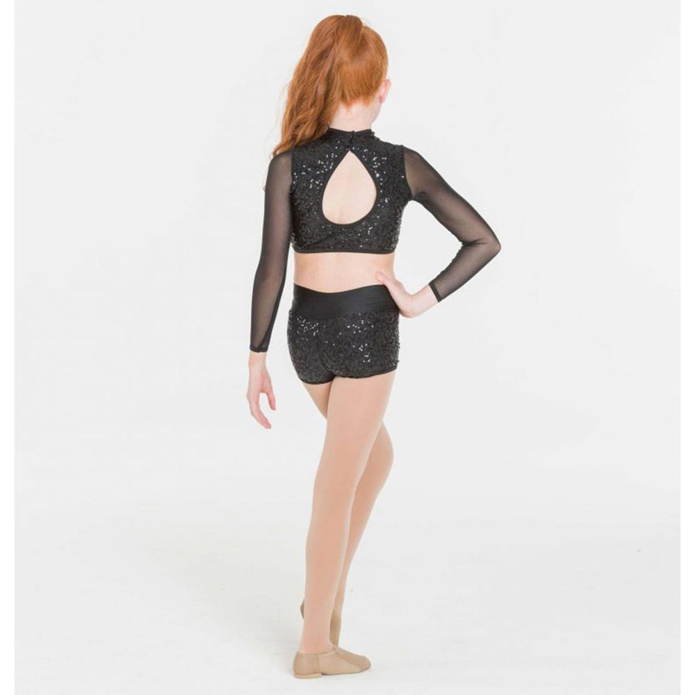 Studio 7 Dancewear Down Town Long Sleeve Crop Top Children