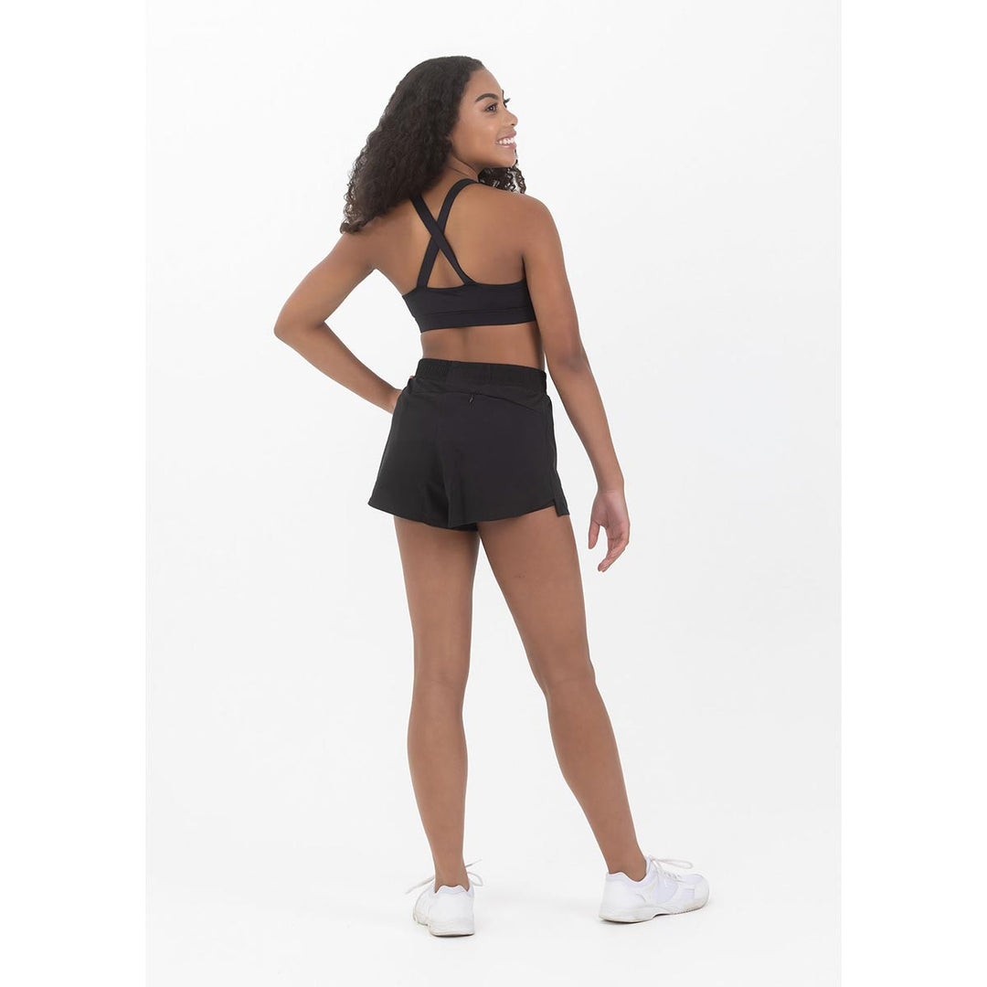 Studio 7 Dancewear Eco Running curved hem Shorts - Adults