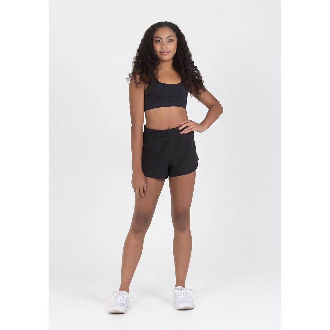 Studio 7 Dancewear Eco Running curved hem Short - Girls