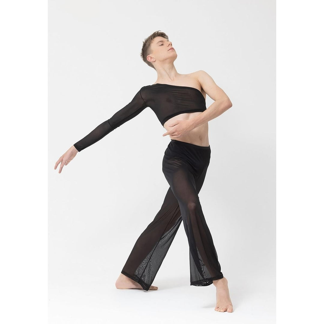 Studio 7 Dancewear Eden Single Sleeve Mesh Crop Top Adults