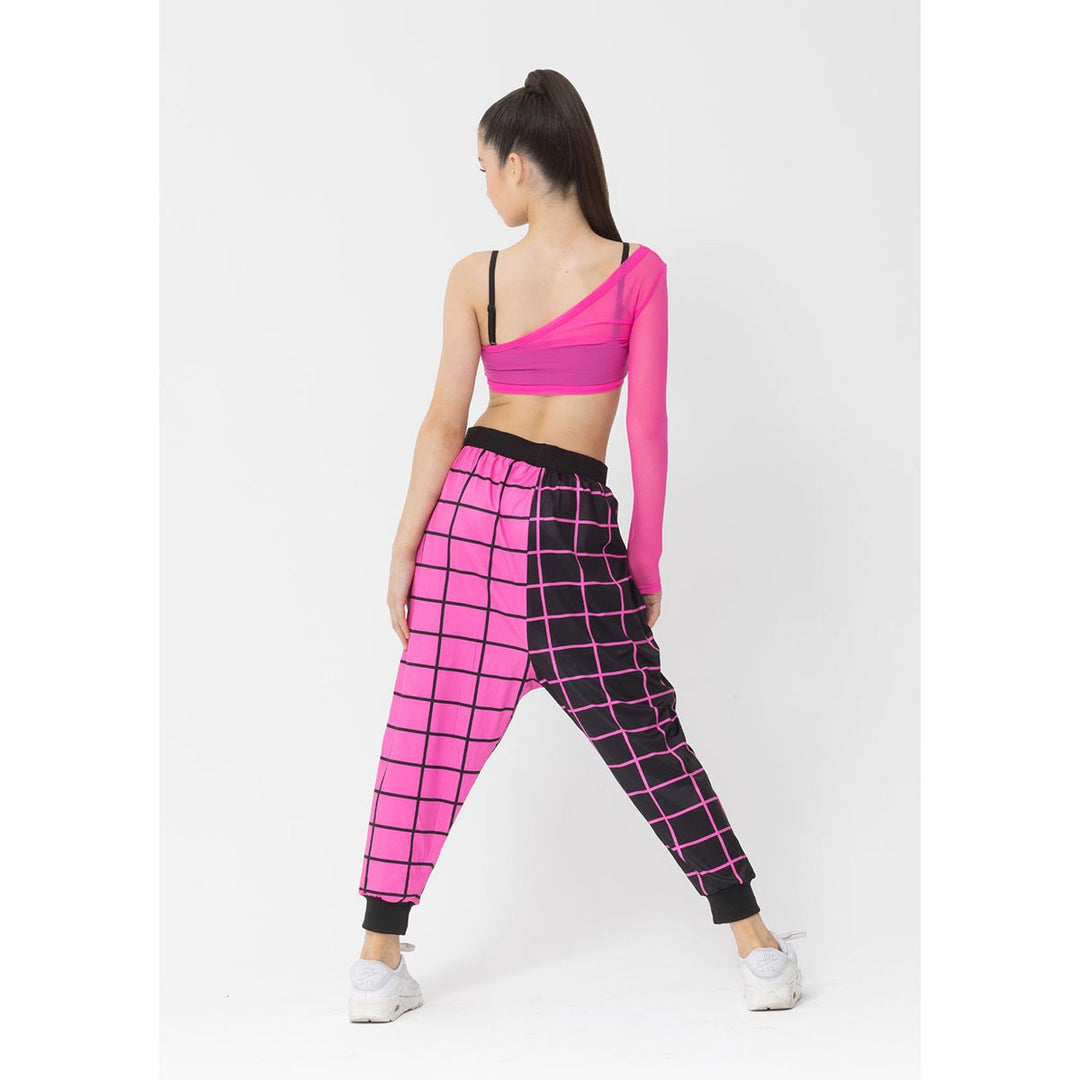 Studio 7 Dancewear Eden Single Sleeve Mesh Crop Top Adults
