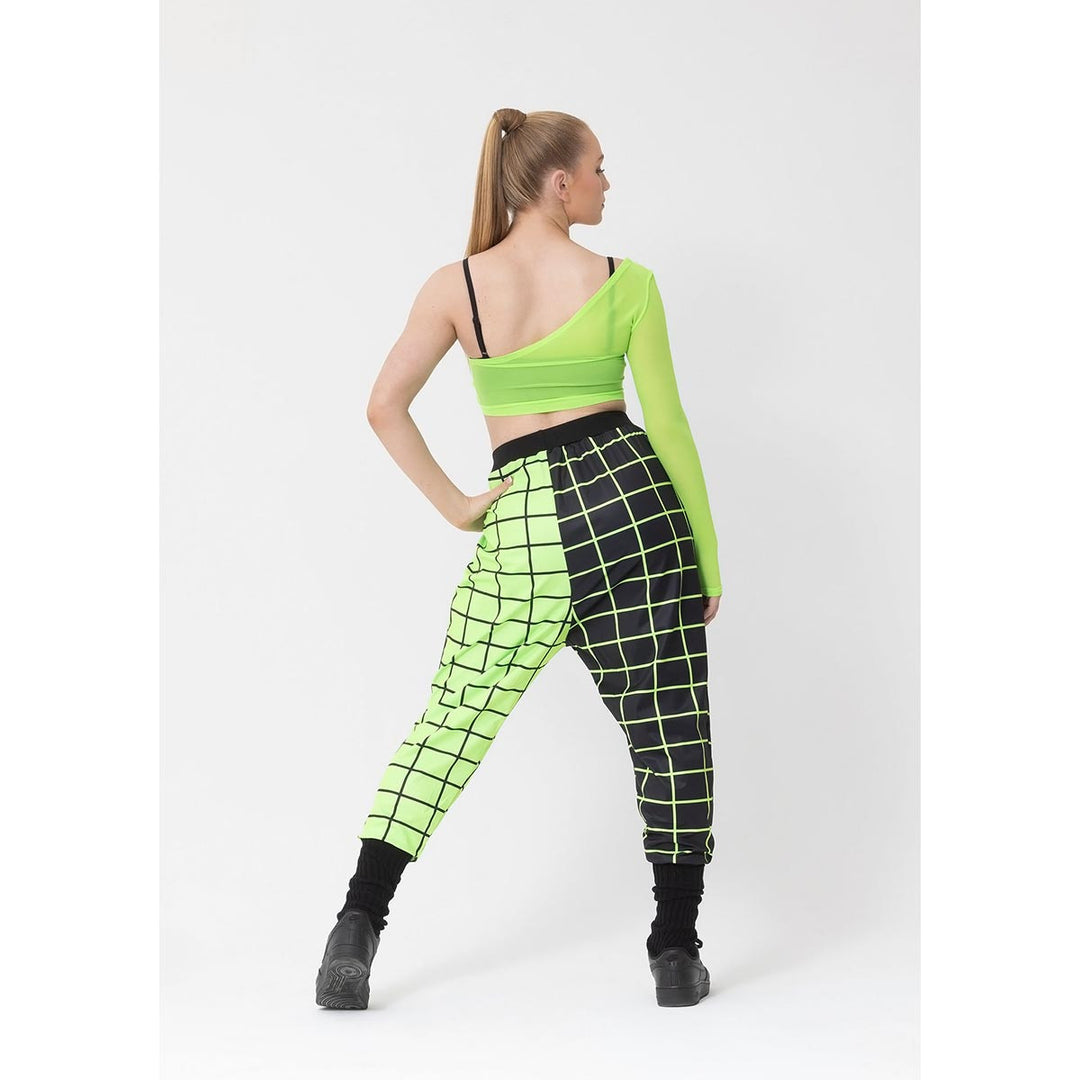Studio 7 Dancewear Eden Single Sleeve Mesh Crop Top Adults