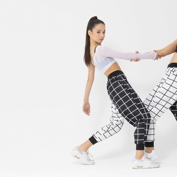 Studio 7 Dancewear Eden Single Sleeve Mesh Crop Top Adults