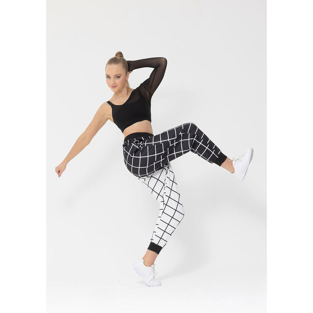 Studio 7 Dancewear Eden Single Sleeve Mesh Crop Top Children