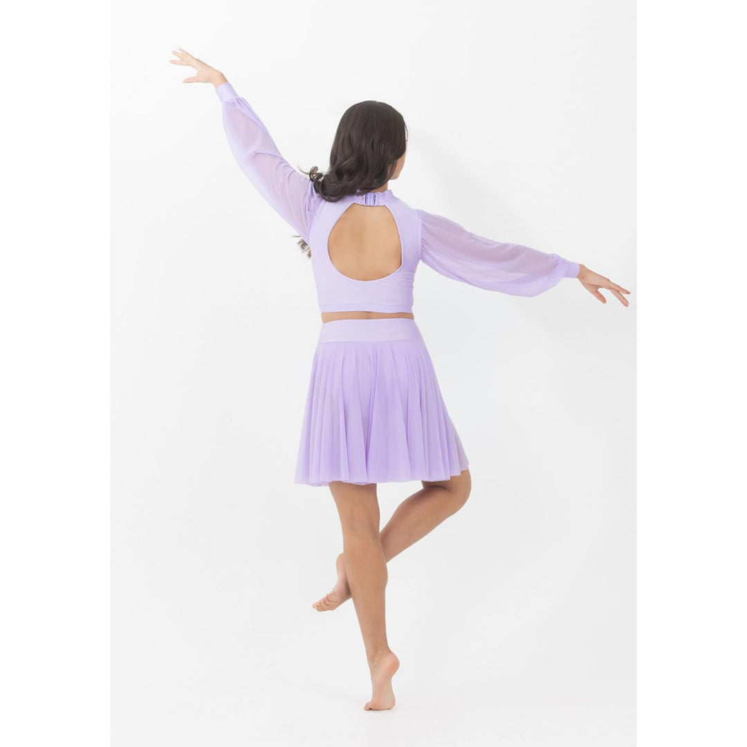 Studio 7 Dancewear Annabel Long Sleeve Crop Top Girls