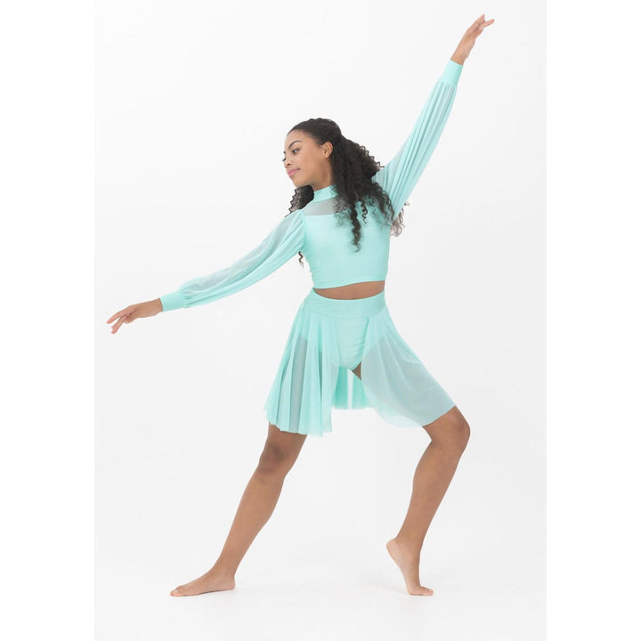 Studio 7 Dancewear Annabel Long Sleeve Crop Top Girls