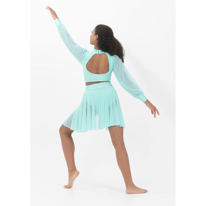 Studio 7 Dancewear Annabelle Bishop Sleeve Crop Top Adults