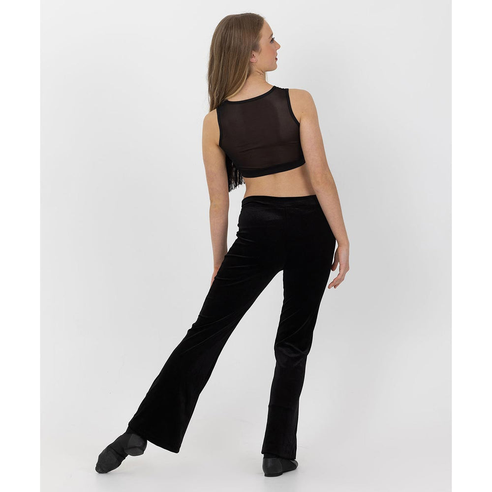 Studio 7 Dancewear High Waist Velvet Stage Girls Pant