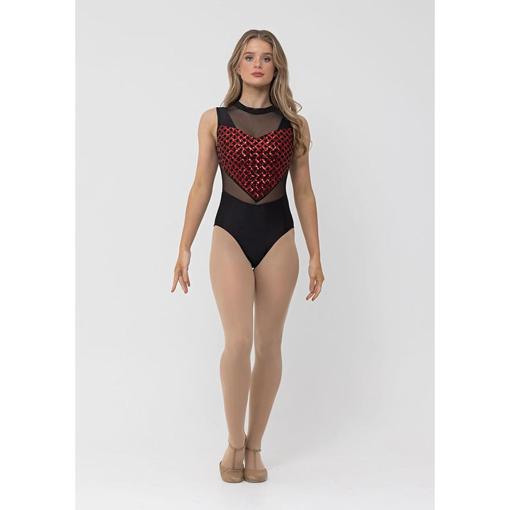 Studio 7 Dancewear Liza Sequin Front Leotard Adult Sizes