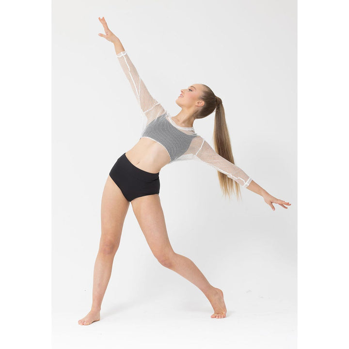 Studio 7 Dancewear Long Sleeve Fishnet Top Children Sizes