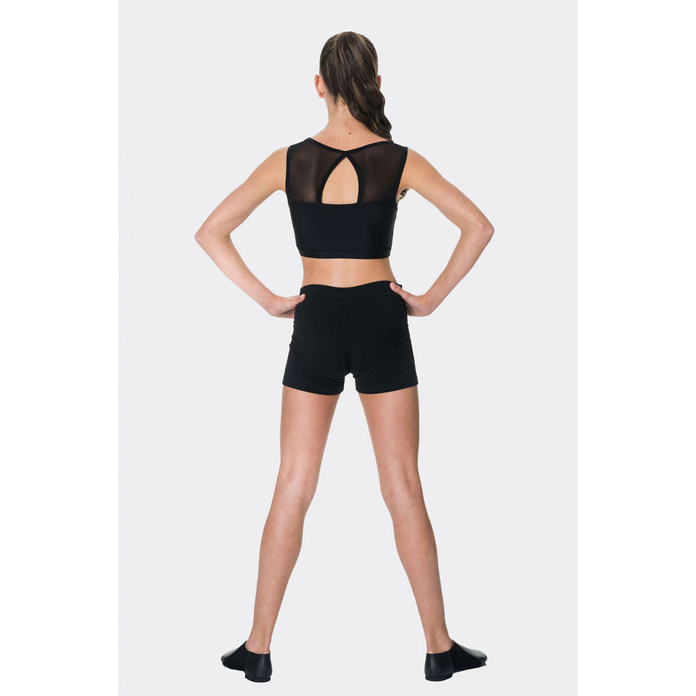 Studio 7 Dancewear Womens Mesh Performance Crop Top