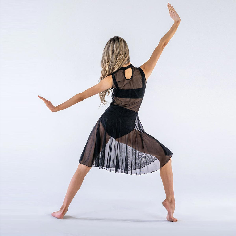 Studio 7 Dancewear Mesh Performance Womens Dress