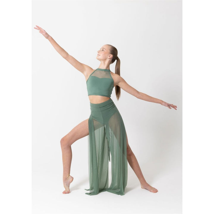 Studio 7 Dancewear Performance Mesh Womens Crop Top