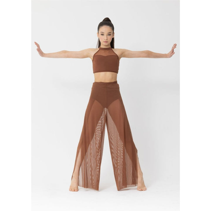 Studio 7 Dancewear Performance Mesh Womens Crop Top