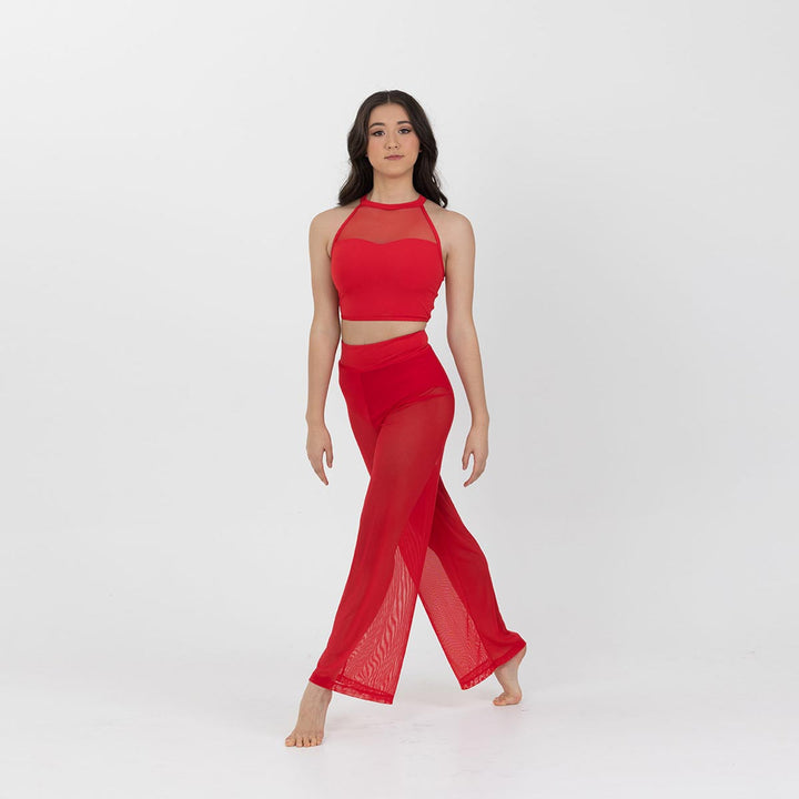 Studio 7 Dancewear Mesh Dance Performance Pants Adult Sizes
