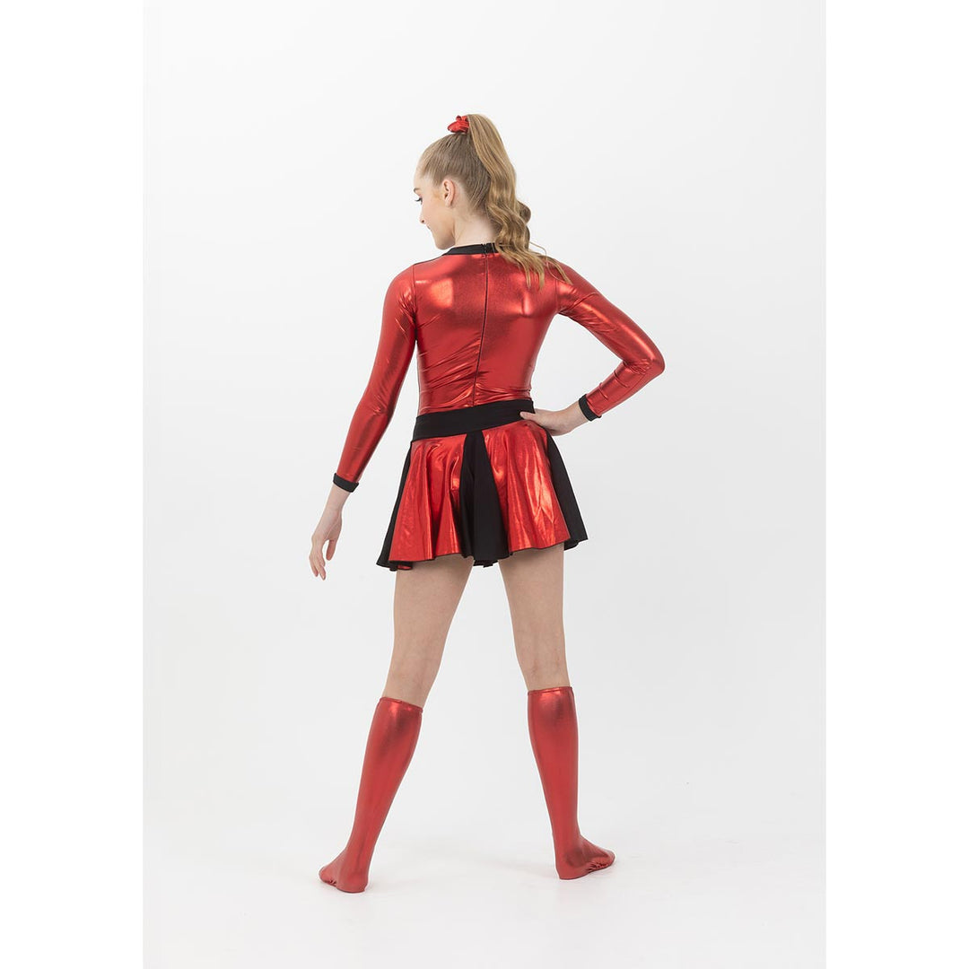 Studio 7 Dancewear Metallic Colour Cheer Skirt Children Size