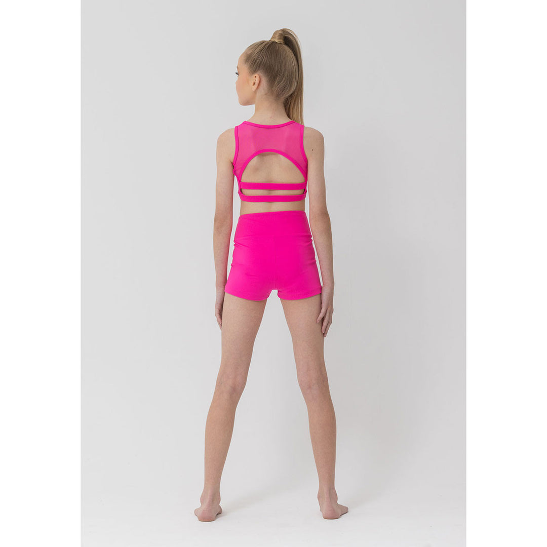 Studio 7 Dancewear Molly Mesh Detailed Crop Top Adult Sizes