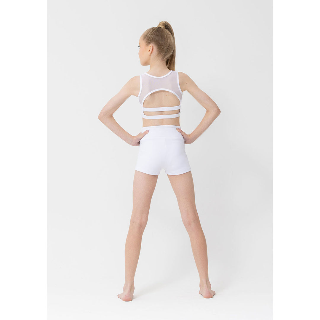 Studio 7 Dancewear Molly Mesh Detailed Crop Top Adult Sizes
