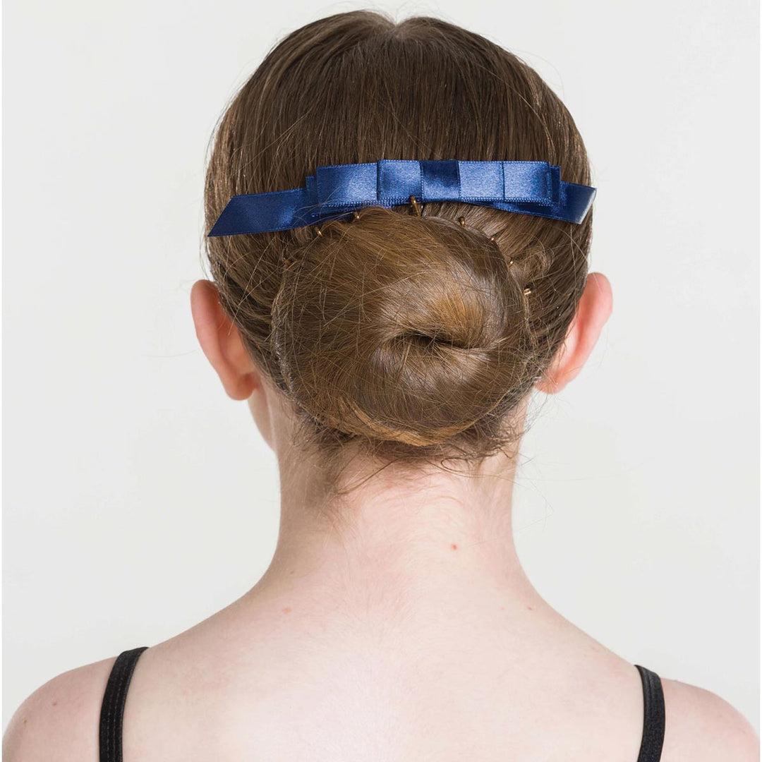 Studio 7 Dancewear Satin Hair Bows Built-In Plastic Comb