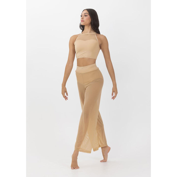 Studio 7 Dancewear Performance Mesh Womens Crop Top