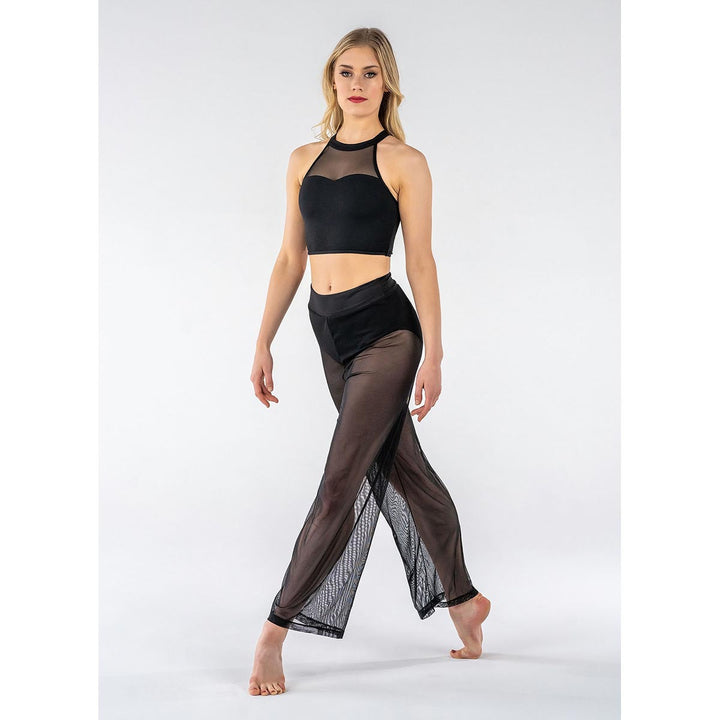 Studio 7 Dancewear Performance Mesh Womens Crop Top