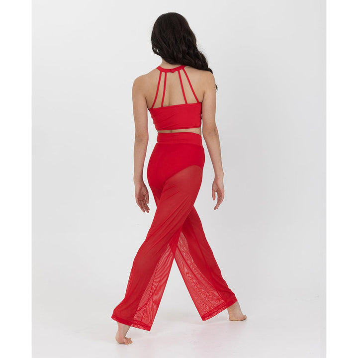 Studio 7 Dancewear Performance Mesh Womens Crop Top