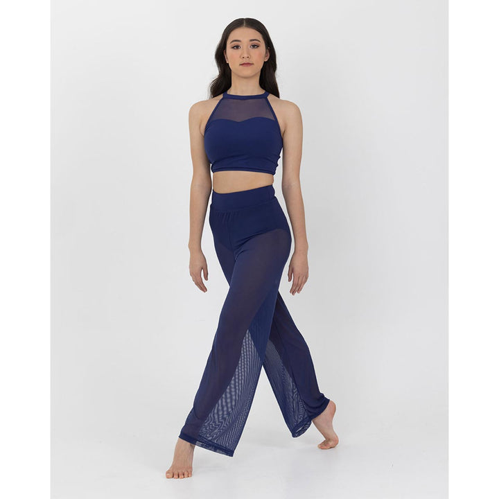 Studio 7 Dancewear Performance Mesh Girls Crop Top