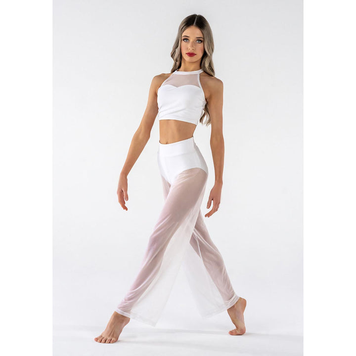 Studio 7 Dancewear Performance Mesh Womens Crop Top