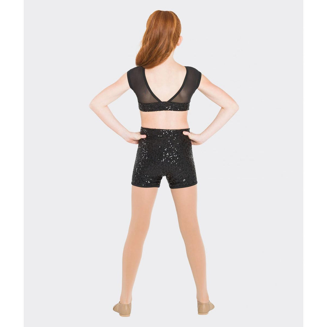 Studio 7 Dancewear Womens Sequin Biketard - Jumpsuit Costume