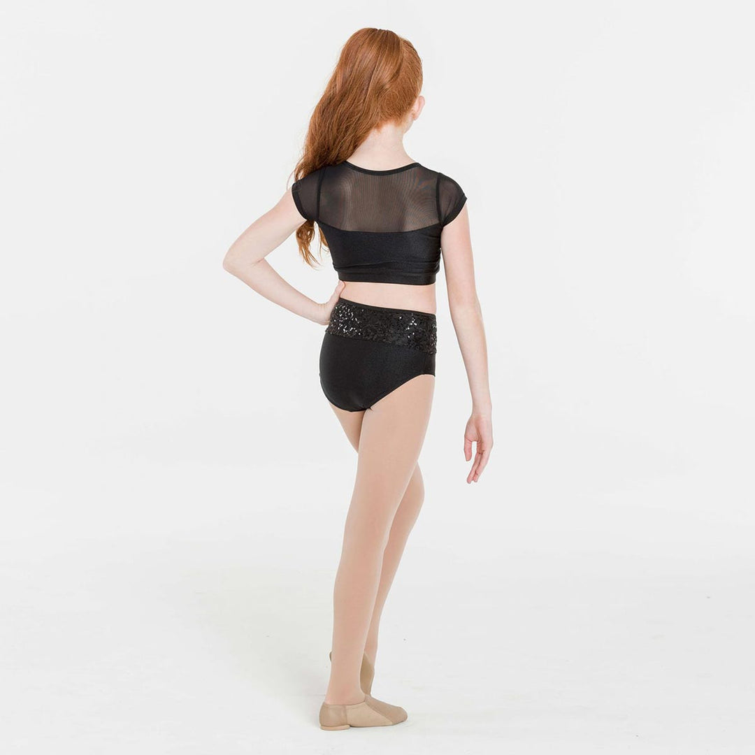 Studio 7 Dancewear Sequin Attitude Crop Top Children Sizes