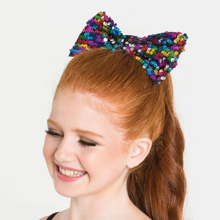 Studio 7 Dancewear Sequin Hair Bow &amp; Tie Costume accessory