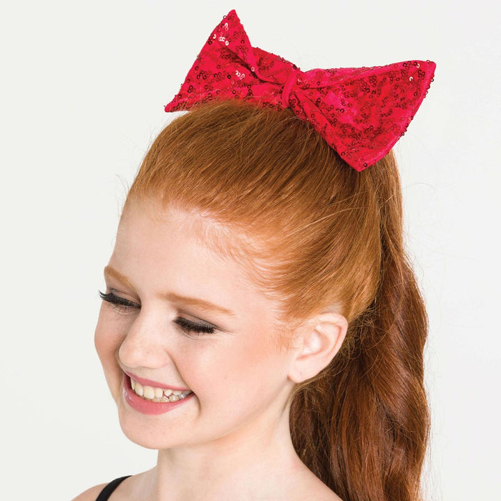 Studio 7 Dancewear Sequin Hair Bow &amp; Tie Costume accessory