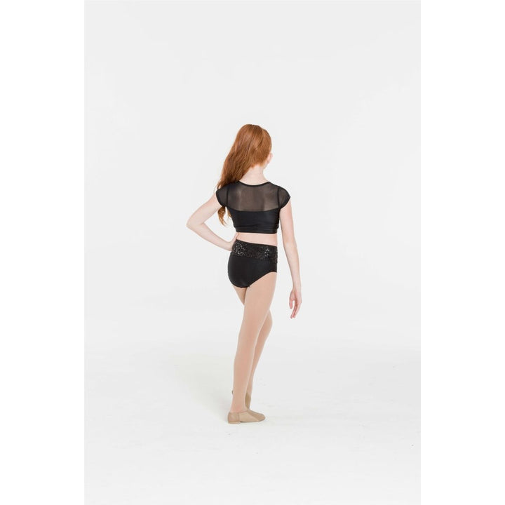 Studio 7 Dancewear Attitude Sequin Crop Top Adult Sizes