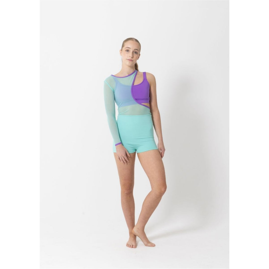 Studio 7 Dancewear Tammy Mesh Contrast Biketard Children