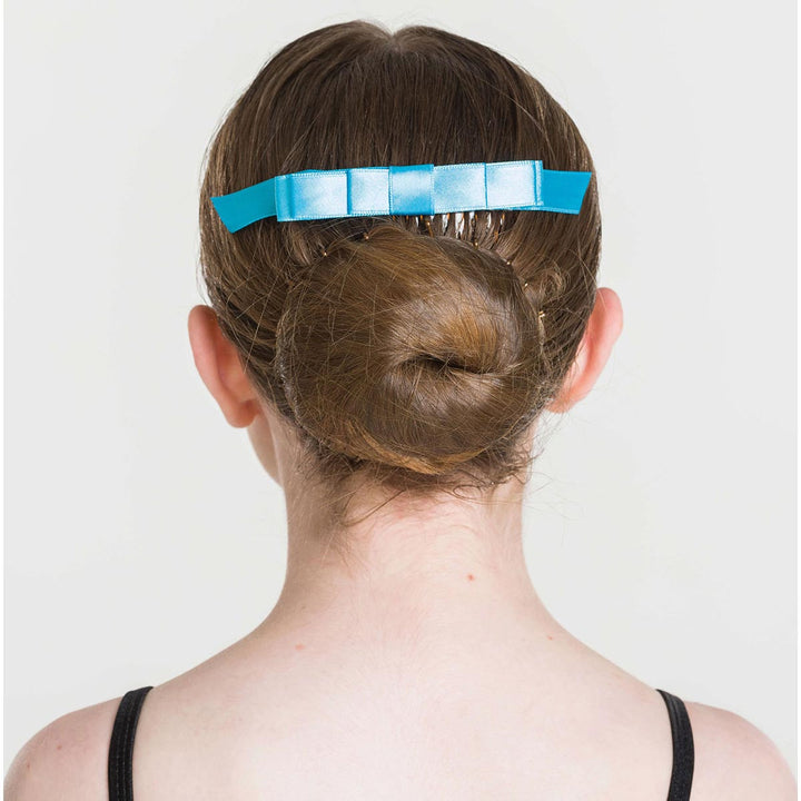 Studio 7 Dancewear Satin Hair Bows Built-In Plastic Comb