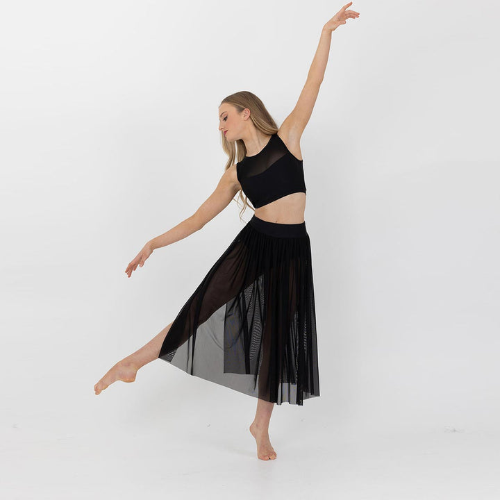 Studio 7 Dancewear Vision Mesh Girls Lyrical Skirt