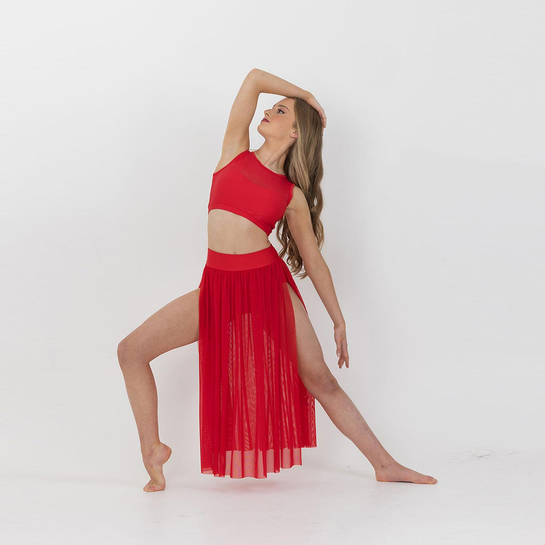 Studio 7 Dancewear Vision Mesh Girls Lyrical Skirt