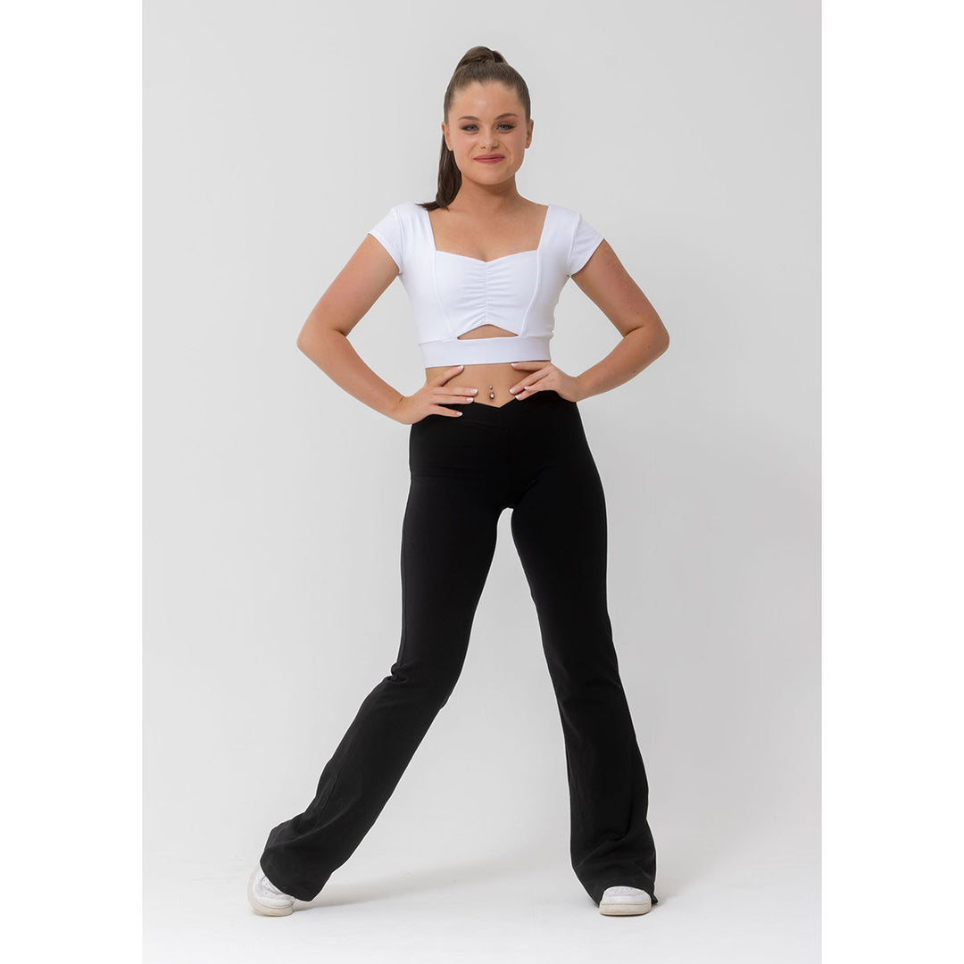 Studio 7 Dancewear Bobby Cap Sleeve Crop Top Adult Sizes