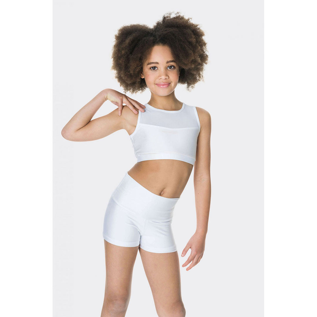 Studio 7 Dancewear Womens Mesh Performance Crop Top